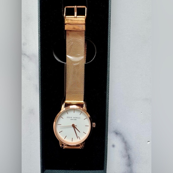 NEW IN BOX Eddie Borgo "The Soho" Rose Gold Watch - Picture 2 of 4